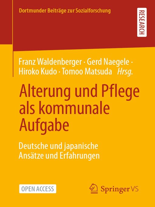 Title details for Alterung und Pflege als kommunale Aufgabe by Franz Waldenberger - Available